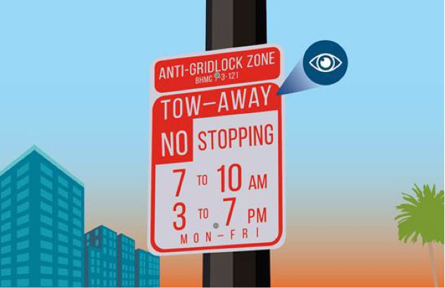 Anti-Gridlock Tow-Away Zones